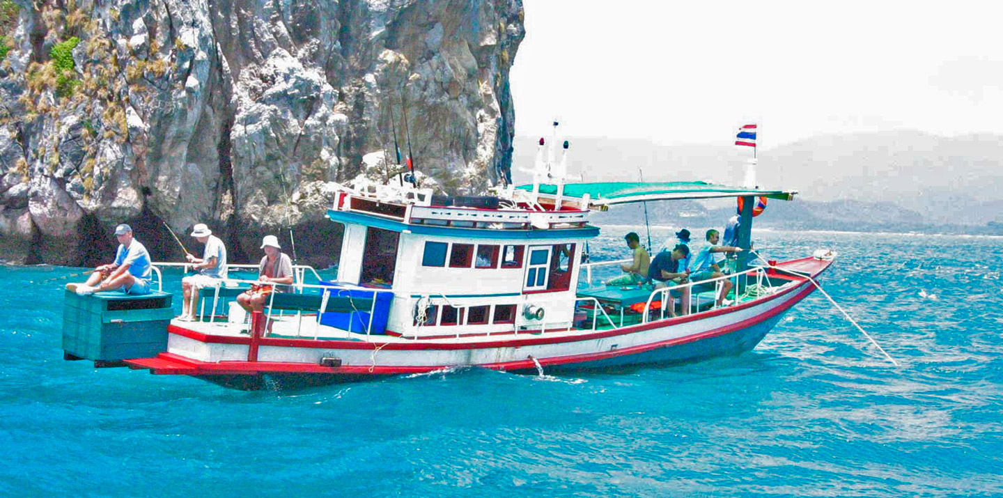 Big fishing game in the south of Koh Samui