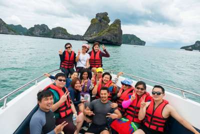 Speedboot-Tour nach Angthong von Samui und Koh Phangan